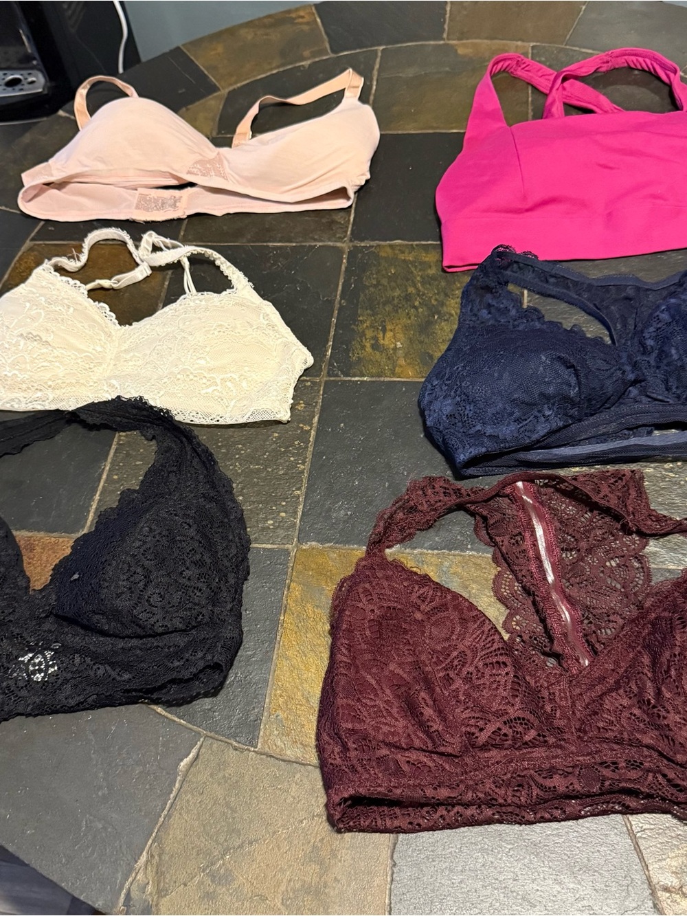 Lace Bralette Set - Multi-Color Everyday Comfort